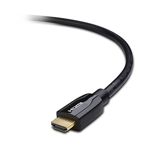 [אישור פרימיום] ענייני כבלים HDMI לכבל HDMI 10 ft עם תמיכה ב- 4K HDR בשחור